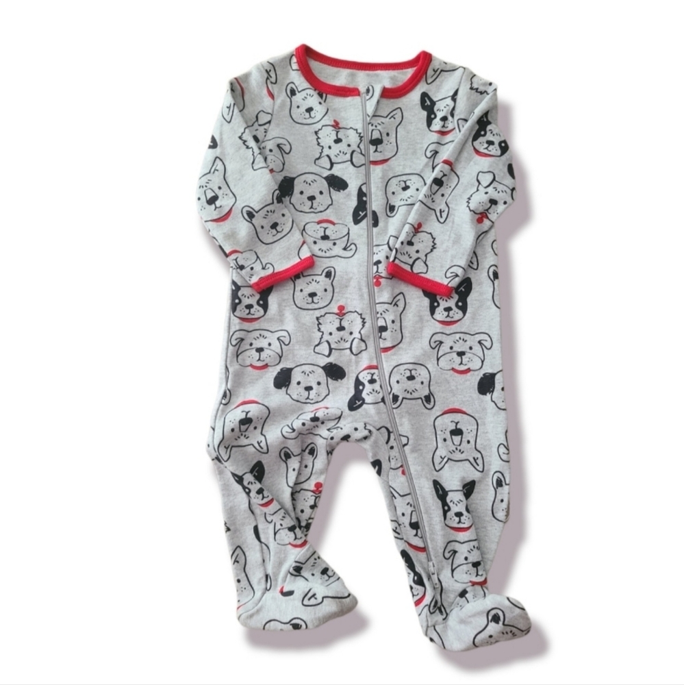 Infant Puppy Print Footsie